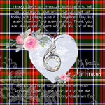 Rising Phoenix Necklace - Valentine Necklace Clan Francis Tartan Gift for Girlfriend, Gift for My Wife Rising Phoenix Necklace