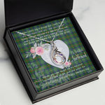 Rising Phoenix Necklace - Valentine Necklace Clan Cranstoun Tartan Gift for Girlfriend, Gift for My Wife Rising Phoenix Necklace