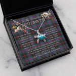 Sea Turtle Necklace To My Beautiful Soulmate Necklace In Your Eyes I Have Found My Home Clan Nairn Tartan Blue Turtle Necklace