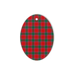Gordon Of Abergeldie Tartan Oval Ornaments, Christmas Tree Ornament, Plaid Christmas Ornaments, Ceramic Oval Christmas Tree Decoration, Tartan Oval Ornaments, Christmas Tree Ornament, Plaid Christmas Ornaments, Ceramic Oval Christmas Tree Decoration