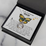 Rising Phoenix Necklace - Mom Necklace Gift - To My Amazing Mom - From Son - Beautiful Gift Set Mom Necklace