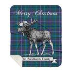 Scotstee Shop Plaid Tartan Blanket With Moose Clan Sandilands Plaid Blanket, plaid blanket australia,plaid blanket canada,plaid christmas blanket,plaid fleece sherpa blanket,plaid sherpa blanket canada,plaid sherpa blanket lipstick,plaid sherpa blanket pink,plaid sherpa blanket queen