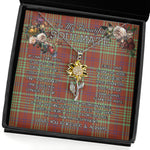 To My Beautiful Soulmate Sunflower Necklace In Your Eyes I Have Found My Home Clan MacGillivray Ancient Tartan Jewelry For Girlfriend, Tartan Sunflower Pendant Necklace, Scottish Tartan Jewelry, valentine necklace, necklace girlfriend, necklace for wife, cute necklaces for girlfriend, jewelry for girlfriend, to my soulmate necklace, to my future wife necklace
