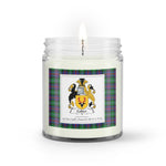 Soy Wax Candle - Buffalo Plaid Candle Calder Family Crest Tartan Plaid Soy Wax Candle, oil candle, candle handmade, wax candle, soy wax, nature wax, natural soy wax, natural soy candles, natural candle