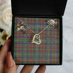 To My Beautiful Soulmate Necklace In Your Eyes I Have Found My Home Clan Shaw Green Modern Tartan Forever Love Necklace