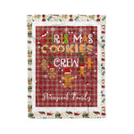 Personalized Gift Tartan Plaid Blanket Clan Pennington With Christmas Cookie Baking Crew Christmas Gift Blanket, Plaid Blanket, Christmas Fleece Blanket, Christmas Blanket, Tartan Blanket, Scottish Blanket, Scotland Blanket, Family Name Blanket, Custom Blanket, Personalized Blanket