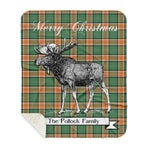 Scotstee Shop Plaid Tartan Blanket With Moose Clan Pollock Hunting Plaid Blanket, plaid blanket australia,plaid blanket canada,plaid christmas blanket,plaid fleece sherpa blanket,plaid sherpa blanket canada,plaid sherpa blanket lipstick,plaid sherpa blanket pink,plaid sherpa blanket queen