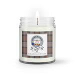 Soy Wax Candle - Buffalo Plaid Candle Clan Badge Cameron Of Erracht Weathered Tartan Plaid Soy Wax Candle, oil candle, candle handmade, wax candle, soy wax, nature wax, natural soy wax, natural soy candles, natural candle