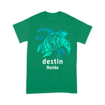 Sea Turtle Shirt Destin Florida Sea Blue Tribal Turtle Sea Turtle Shirt - Scotstee Shop