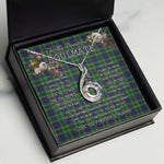 To My Beautiful Soulmate Necklace In Your Eyes I Have Found My Home Clan Duncan Tartan Rising Phoenix Necklace