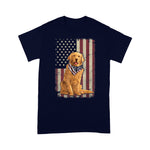 Scotstee Shop - Golden Retriever American Flag Bandana 4th Of July 4th Of July Shirt