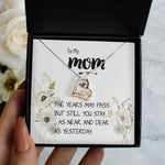 Love Dancing Necklace - Mom Necklace Gift - Love You Always And Forever - Mother's Day Gift