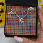 To My Beautiful Soulmate Necklace In Your Eyes I Have Found My Home Clan Dalrymple Orginal Tartan Wishbone Dancing Necklace