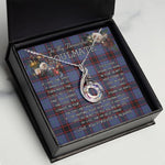 To My Beautiful Soulmate Necklace In Your Eyes I Have Found My Home Clan Rutherford Hunting Tartan Rising Phoenix Necklace