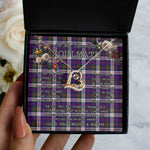 To My Beautiful Soulmate Necklace In Your Eyes I Have Found My Home Clan MacDonald Dress Modern Tartan Forever Love Necklace