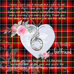 Rising Phoenix Necklace - Valentine Necklace Clan Denniston Orginal Tartan Gift for Girlfriend, Gift for My Wife Rising Phoenix Necklace
