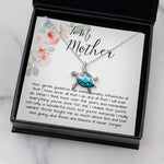 Opal Turtle Necklace - To Mom - Gentle Guidance