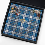 To My Beautiful Soulmate Necklace In Your Eyes I Have Found My Home Clan Muirhead Blue Tartan Cross Dancing Necklace