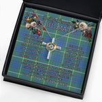 To My Beautiful Soulmate Necklace In Your Eyes I Have Found My Home Clan MacIntyre Hunting Ancient Tartan Cross Dancing Necklace