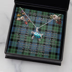 Sea Turtle Necklace To My Beautiful Soulmate Necklace In Your Eyes I Have Found My Home Clan MacKay Ancient Tartan Blue Turtle Necklace