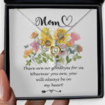 Cross Dancing Necklace - Mother Necklace - You Will Always Be In My Heart - Mother's Day Necklace