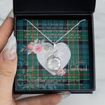 Rising Phoenix Necklace - Valentine Necklace Clan Kirkpatrick Tartan Gift for Girlfriend, Gift for My Wife Rising Phoenix Necklace