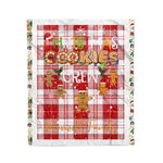 Fleece Blanket - Personalized Gift Tartan Plaid Blanket Clan Maxwell Plaid With Christmas Cookie Baking Crew Christmas Gift Fleece Blanket