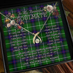 To My Beautiful Soulmate Necklace In Your Eyes I Have Found My Home Clan Duncan Ancient Tartan Wishbone Dancing Necklace