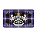 Doormat - Welcome Mat Scottish Dunlop Modern Tartan Door Mat, Plaid Doormat