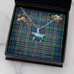 Sea Turtle Necklace To My Beautiful Soulmate Necklace In Your Eyes I Have Found My Home Clan Baird Ancient Tartan Blue Turtle Necklace