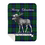 Scotstee Shop Plaid Tartan Blanket With Moose Clan MacCallum Plaid Blanket, plaid blanket australia,plaid blanket canada,plaid christmas blanket,plaid fleece sherpa blanket,plaid sherpa blanket canada,plaid sherpa blanket lipstick,plaid sherpa blanket pink,plaid sherpa blanket queen