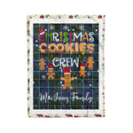 Personalized Gift Tartan Plaid Blanket Clan MacInnes Modern With Christmas Cookie Baking Crew Christmas Gift Blanket, Plaid Blanket, Christmas Fleece Blanket, Christmas Blanket, Tartan Blanket, Scottish Blanket, Scotland Blanket, Family Name Blanket, Custom Blanket, Personalized Blanket