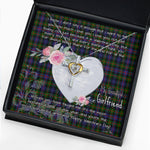 Gift For My Beautiful Girlfriend Necklace Valentine Necklace Clan Murray of Atholl Modern Tartan Cross Dancing Necklace Scottish Tartan Jewelry