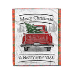 Tartan Blanket Vintage Red Truck with Christmas Tree Family Scottish Clan Munro Ancient plaid blanket, red plaid blanket, buffalo plaid blanket, green plaid blanket, plaid fleece blanket, blue plaid blanket, red tartan blanket, tartan plaid blanket, black and white plaid blanket, , christmas plaid blanket, orange plaid blanket, tartan plaid throw blanket, pink plaid blanket, brown plaid blanket, buffalo check blanket