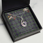 To My Beautiful Soulmate Necklace In Your Eyes I Have Found My Home Clan Lumsden Hunting Tartan Rising Phoenix Necklace