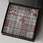To My Beautiful Soulmate Necklace In Your Eyes I Have Found My Home Clan Clayton Tartan Crown Pendant Necklace