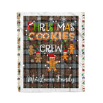 Personalized Gift Tartan Plaid Blanket Clan MacLaren Weathered With Christmas Cookie Baking Crew Christmas Gift Blanket, Plaid Blanket, Christmas Fleece Blanket, Christmas Blanket, Tartan Blanket, Scottish Blanket, Scotland Blanket, Family Name Blanket, Custom Blanket, Personalized Blanket