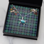 Sea Turtle Necklace To My Beautiful Soulmate Necklace In Your Eyes I Have Found My Home Clan MacTaggart Tartan Blue Turtle Necklace