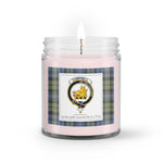 Soy Wax Candle - Buffalo Plaid Candle Clan Crest Badge Campbell Faded Tartan Plaid Soy Wax Candle, oil candle, candle handmade, wax candle, soy wax, nature wax, natural soy wax, natural soy candles, natural candle