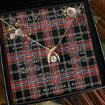 To My Beautiful Soulmate Necklace In Your Eyes I Have Found My Home Clan Norwegian Tartan Wishbone Dancing Necklace
