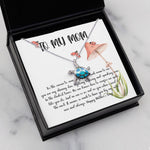 Opal Turtle Necklace - Mom Necklace, Gift Necklace For Mom Always Love You, Mother Neckalce