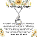 Mommy Necklace, To My Amazing Mommy Gift Necklace, 1st Mother's Day Present For New Mom From New Born Baby, Sentimental Gift From Baby To Mom, New Mommy Gift
