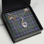 To My Beautiful Soulmate Necklace In Your Eyes I Have Found My Home Clan MacRae Hunting Modern Tartan Rising Phoenix Necklace