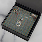 To My Beautiful Soulmate Necklace In Your Eyes I Have Found My Home Clan Balfour Tartan Rising Phoenix Necklace