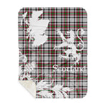 Sherpa Blanket - Tartan Blanket Thistle and Lion Scottish Clan Borthwick Plaid Blanket, plaid sherpa blanket queen,purple sherpa blanket,queen sherpa blanket,queen size sherpa blanket,red sherpa blanket,scottish tartan blankets,sherpa blanket,sherpa christmas blanket