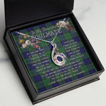To My Beautiful Soulmate Necklace In Your Eyes I Have Found My Home Clan MacCallum Tartan Rising Phoenix Necklace