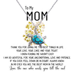 Opal Turtle Necklace - Mom Necklace Gift - To My Mom Necklace - Thank You For Giving Me The Best Things In Life