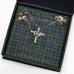 To My Beautiful Soulmate Necklace In Your Eyes I Have Found My Home Clan Gillon Tartan Cross Dancing Necklace