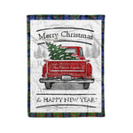 Tartan Blanket Vintage Red Truck with Christmas Tree Family Scottish Clan MacLaren plaid blanket, red plaid blanket, buffalo plaid blanket, green plaid blanket, plaid fleece blanket, blue plaid blanket, red tartan blanket, tartan plaid blanket, black and white plaid blanket, , christmas plaid blanket, orange plaid blanket, tartan plaid throw blanket, pink plaid blanket, brown plaid blanket, buffalo check blanket