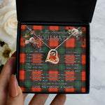 To My Beautiful Soulmate Necklace In Your Eyes I Have Found My Home Clan Cruickshanks Tartan Forever Love Necklace